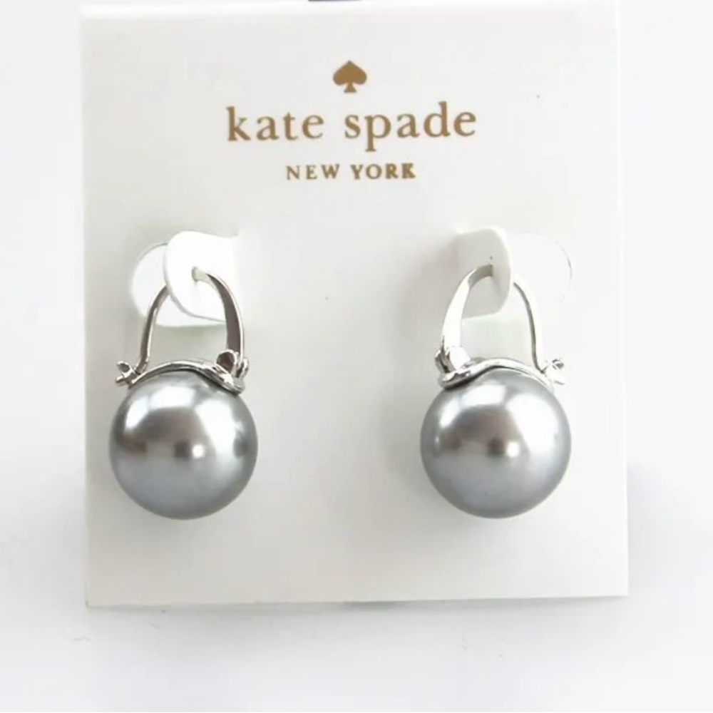 Kate Spade New York -Shine On - Faux Pearl Drop Earrings - Leverback  - NWOT